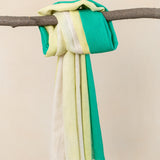 Greens and Cream Pashmina