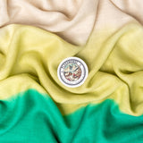Greens and Cream Pashmina